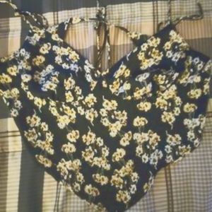 Blush BJ Tie crop top